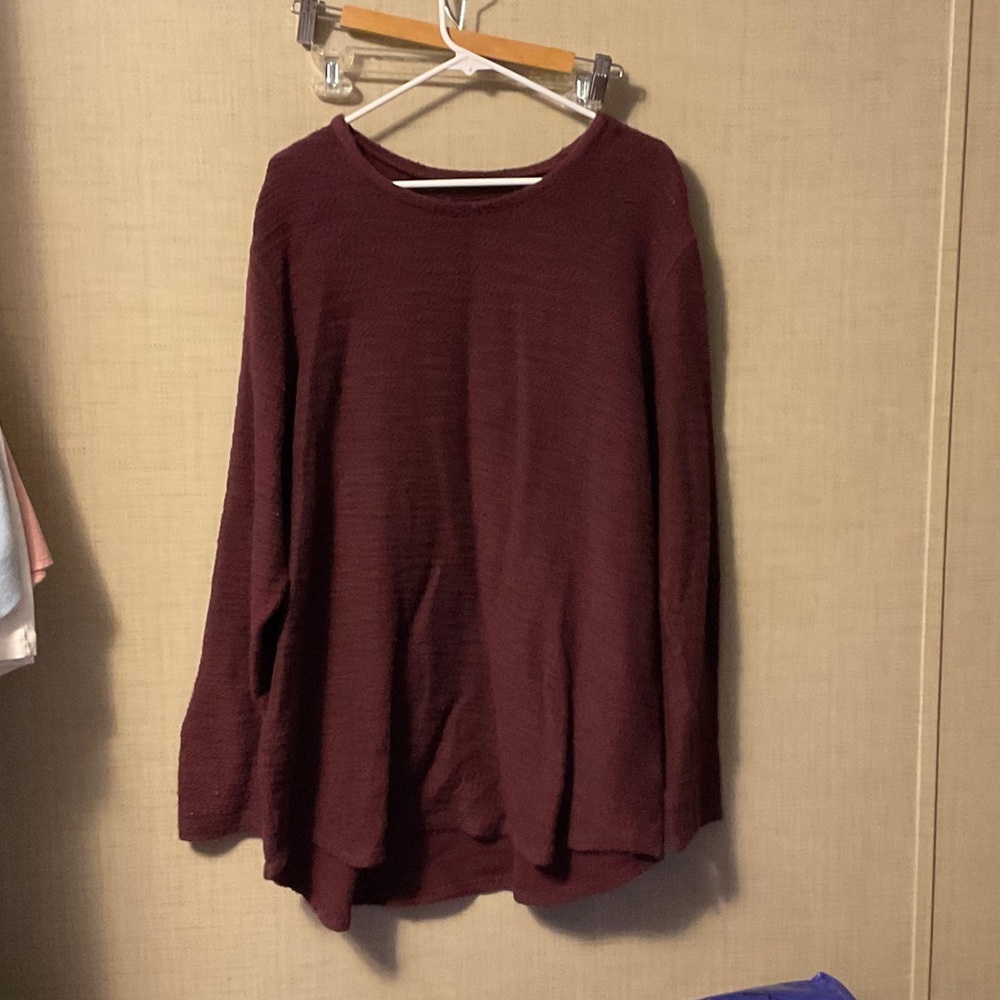 PacSun Burgundy Crewneck Sweater